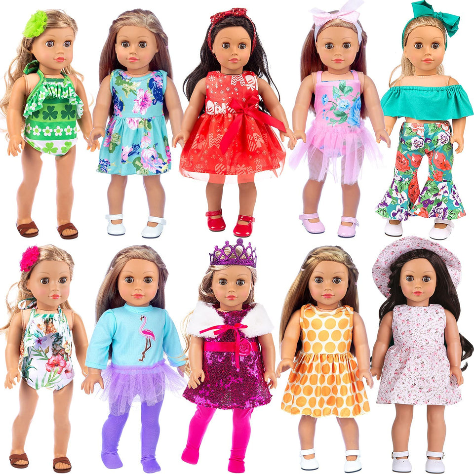 ZITA ELEMENT 18-inch doll clothes collection for versatile play outfits.