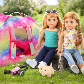 ZITA ELEMENT shoes complete outdoor looks for 18-inch dolls