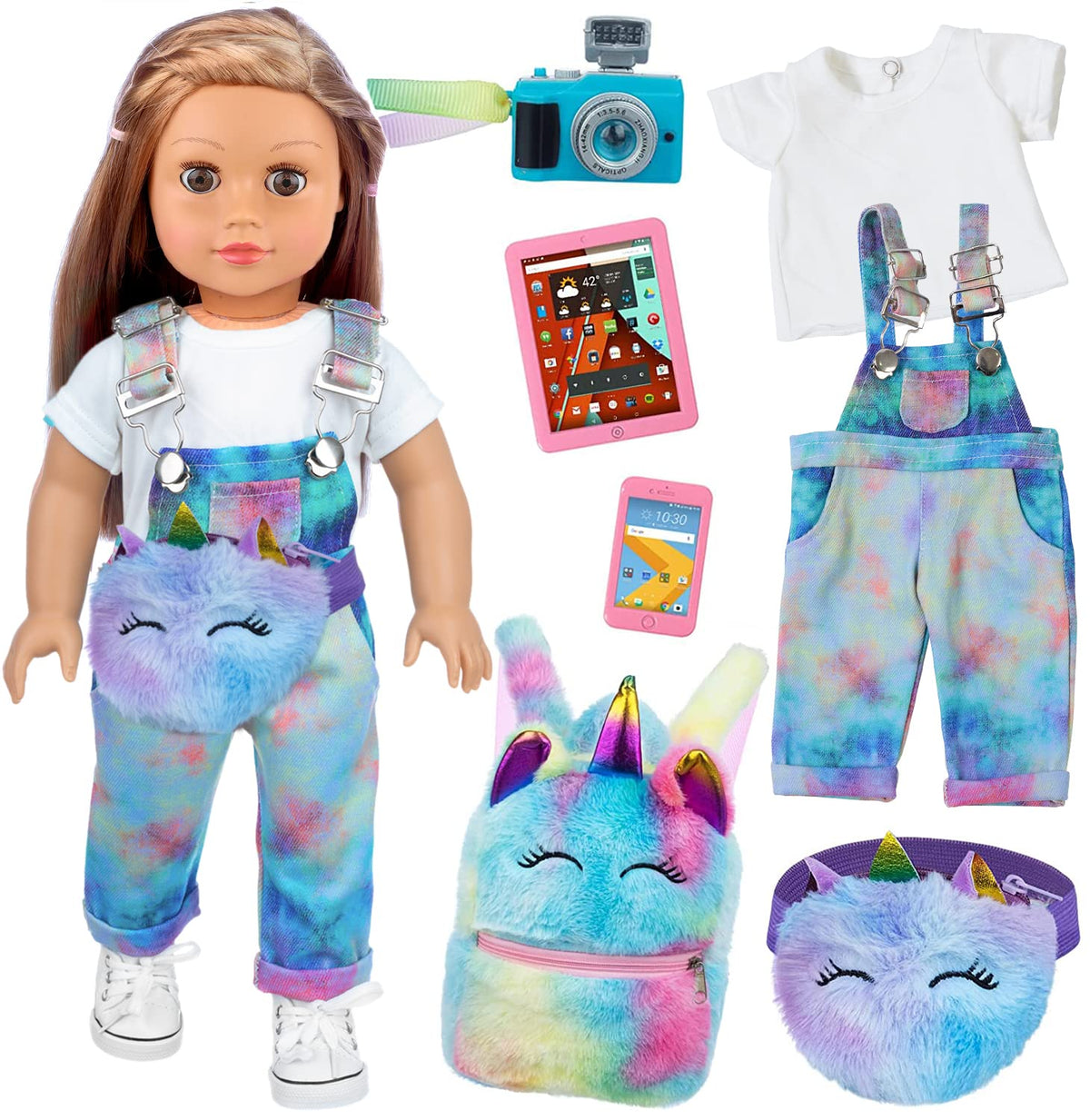 ZITA ELEMENT 18-inch doll tshirt for dress-up and imaginative play.