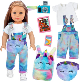 ZITA ELEMENT 18-inch doll tshirt for dress-up and imaginative play.