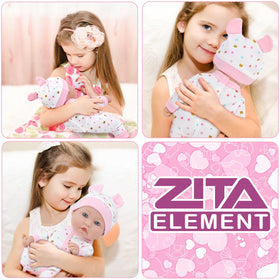ZITA ELEMENT complete 13-piece set offers full caregiving play options.