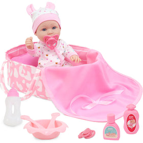 ZITA ELEMENT pacifier and bottle set supports caring for dolls during playtime.