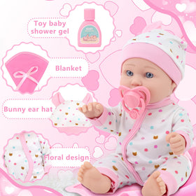 ZITA ELEMENT towel and bath moisturizers highlight bath-time role-play moments.