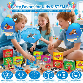 Zitetbolo 12in1 animal building blocks encourage creative problem solving during play.