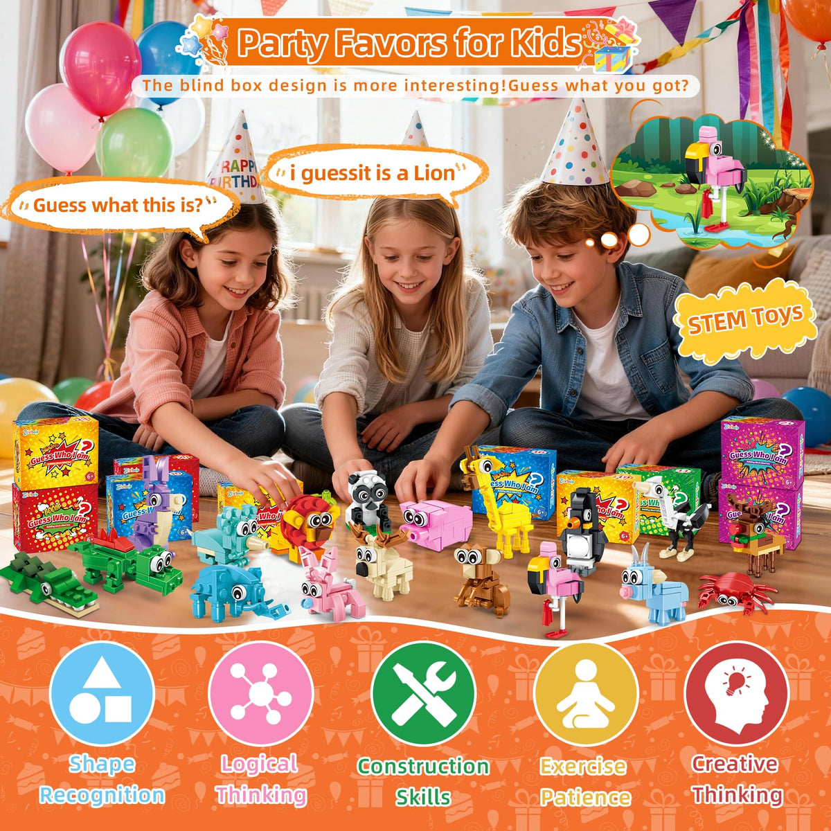 Zitetbolo blind-box packaging adds surprise to party prizes and classroom rewards.