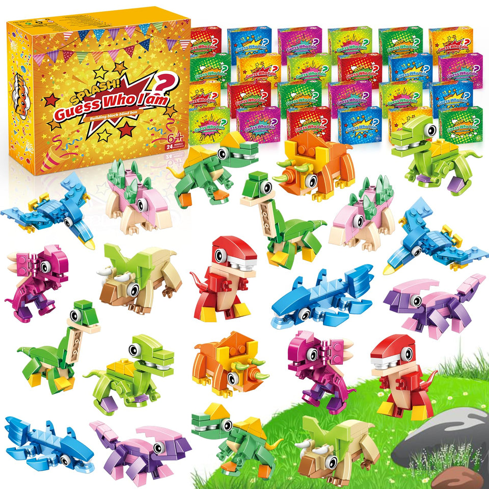 Zitetbolo dinosaur blocks set shown for vivid party play and learning.