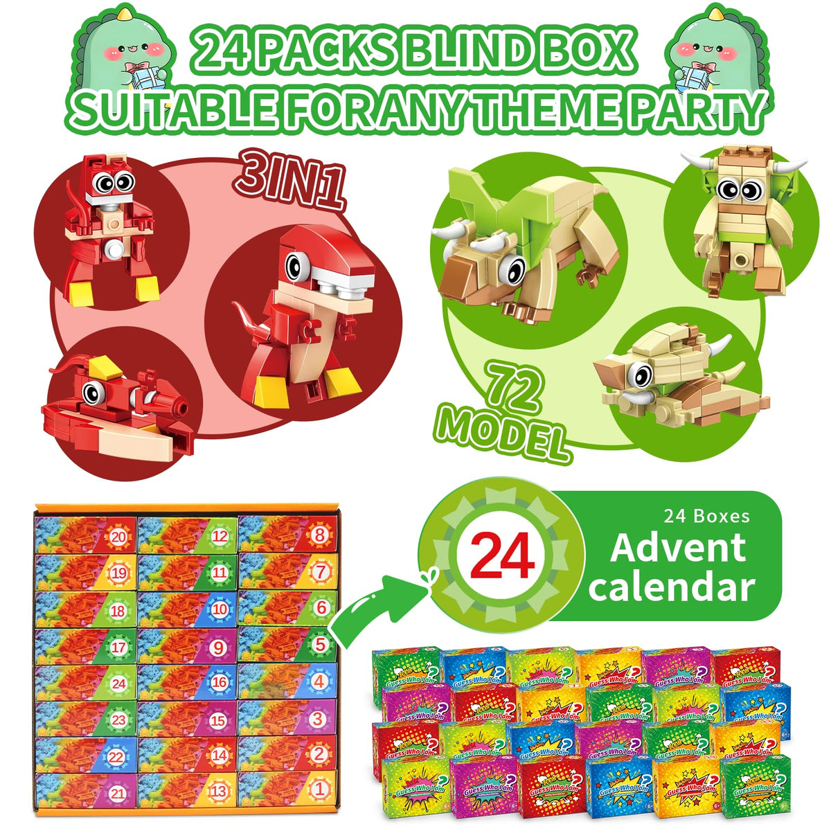 Zitetbolo ABS dinosaur blocks with smooth edges for safe play.