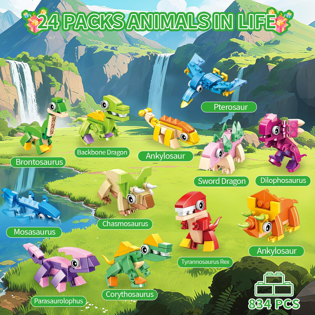Zitetbolo colorfully themed dinos suited as classroom prizes and gifts.