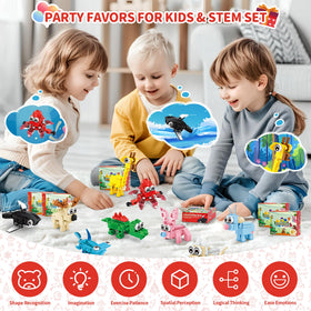 Zitetbolo land and marine animals for imaginative play and animal recognition.