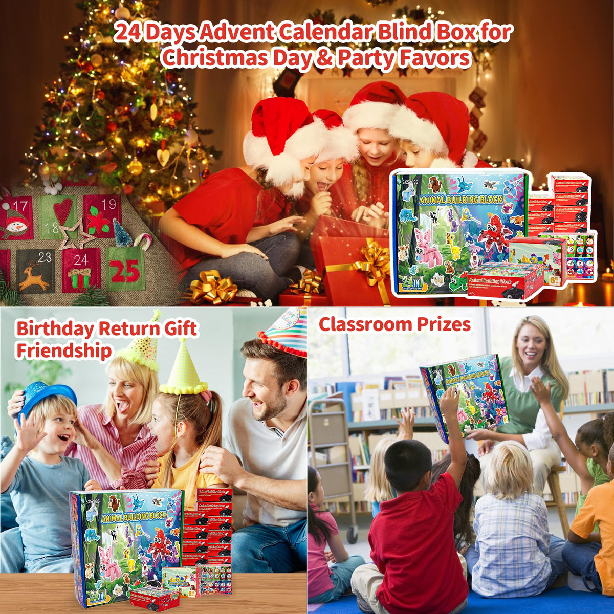 Zitetbolo packaging blind box adds festive surprise for Advent calendars or gifts.