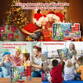Zitetbolo packaging blind box adds festive surprise for Advent calendars or gifts.