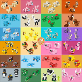 Zitetbolo three-in-one models offer diverse play with 72 total creations.