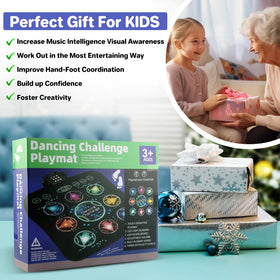 Zitranse Dance Mat folded for easy portability and storage.