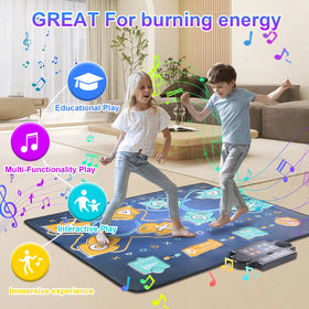 Zitranse dance mat foldable design stores compactly for travel