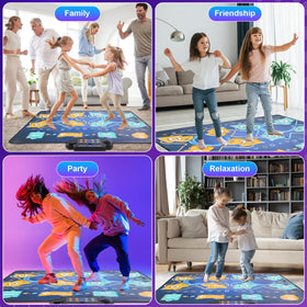 Zitranse dance mat waterproof surface makes cleanup quick after play