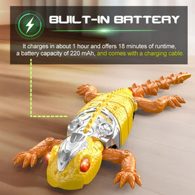 ZIVWAGX gecko roams floors and walls for dynamic fun.