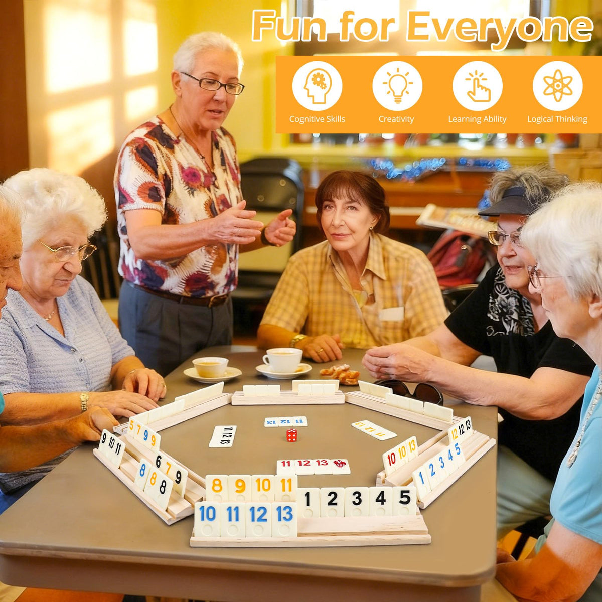 ZIXCARE included die for quick setup and additional game variations