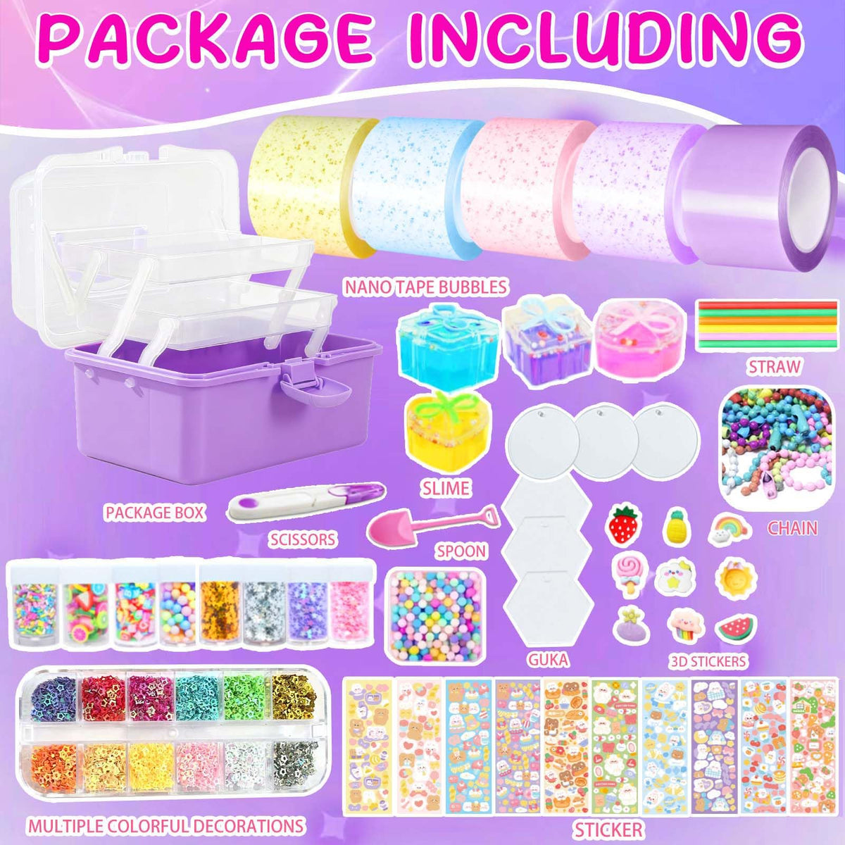 ZiZa Nano Tape Bubble Kit assembly scene showing easy steps