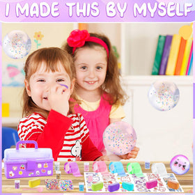 ZiZa Nano Tape Bubble Kit in use at a birthday party setup