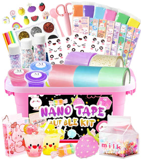 ZiZa Nano Tape Bubble Kit creating colorful bubbles for creative play