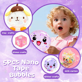ZiZa Nano Tape Bubble Kit in-use during hands-on crafting