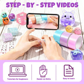 ZiZa Nano Tape Bubble Kit easy cleanup and reuse after projects