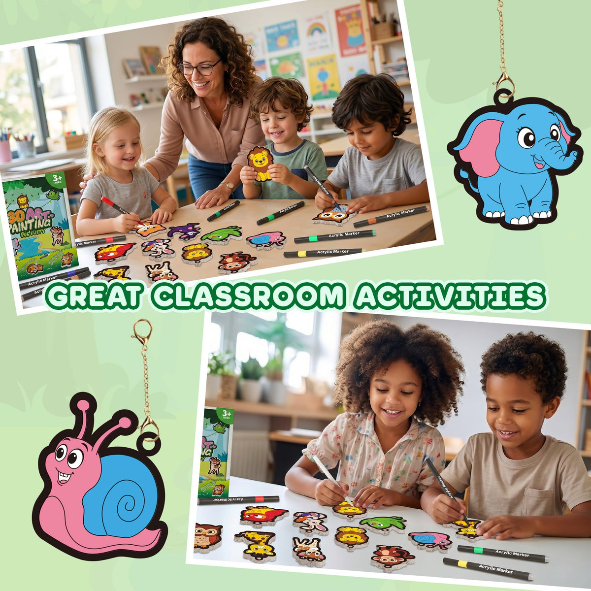 ZIZZ 3D Water Puffs classroom reward kit for group creativity