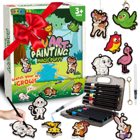 ZIZZ 3D Water Puffs contents shown for curious kids exploring texture art with ease