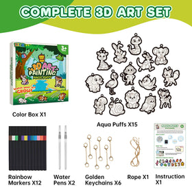ZIZZ 3D Water Puffs water pen activation creates soft expandable art