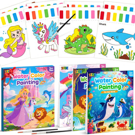 ZIZZ kids painting action captures little artists enjoying creative, no-muss crafting.