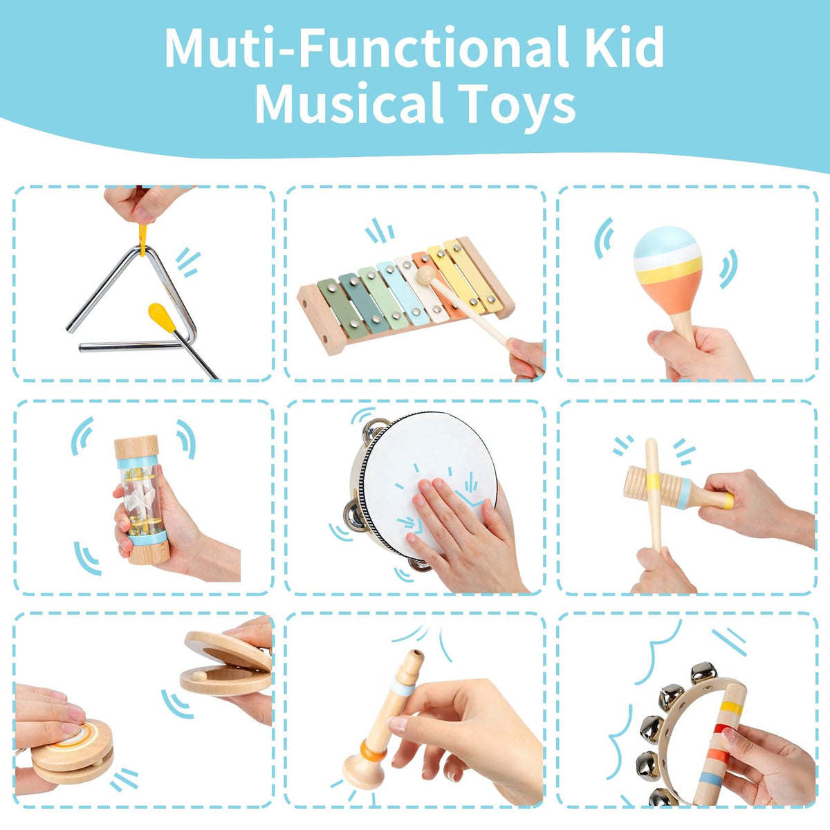 ZJEFUNS triangle – helps timing development and hand-eye coordination.