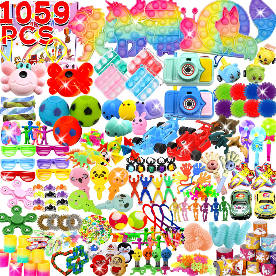 ZJLL fidget party set overview with colorful toys for celebrations and play.