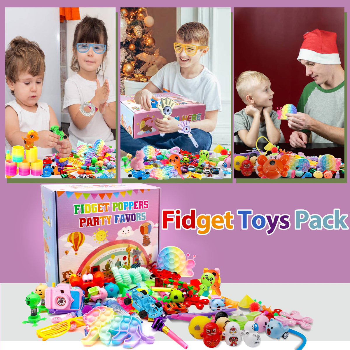 ZJLL fidget tubes, cameras and whistles promoting tactile exploration and play.