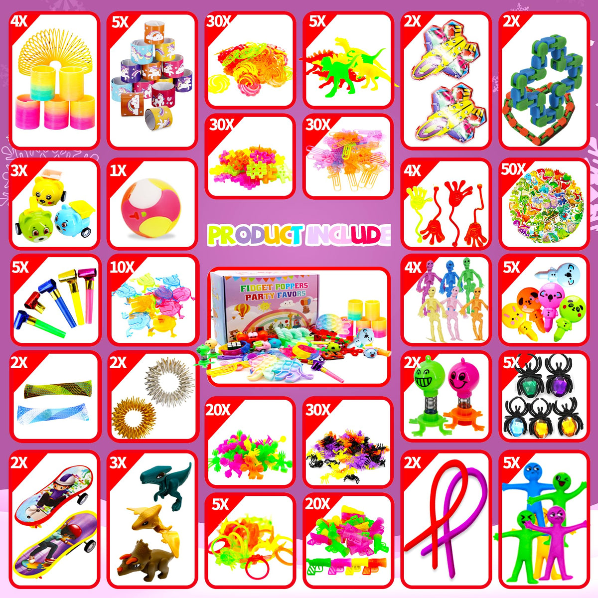 ZJLL mini keychain toys assortment for compact focus moments and fun.