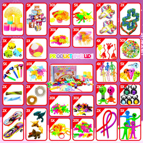 ZJLL mini keychain toys assortment for compact focus moments and fun.