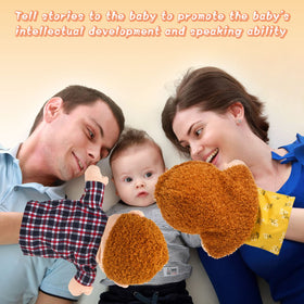 ZJoey 12-inch puppets providing easy handling for adults and children.