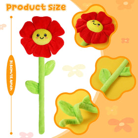ZJoey bendable stem plush flowers for customizable arrangements