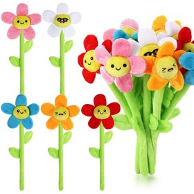 ZJoey plush smile flower collection adds colorful charm to home decor.
