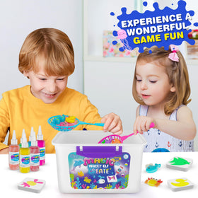 ZJYY Magic Water Elf Kit storage bucket keeps gel pieces organized