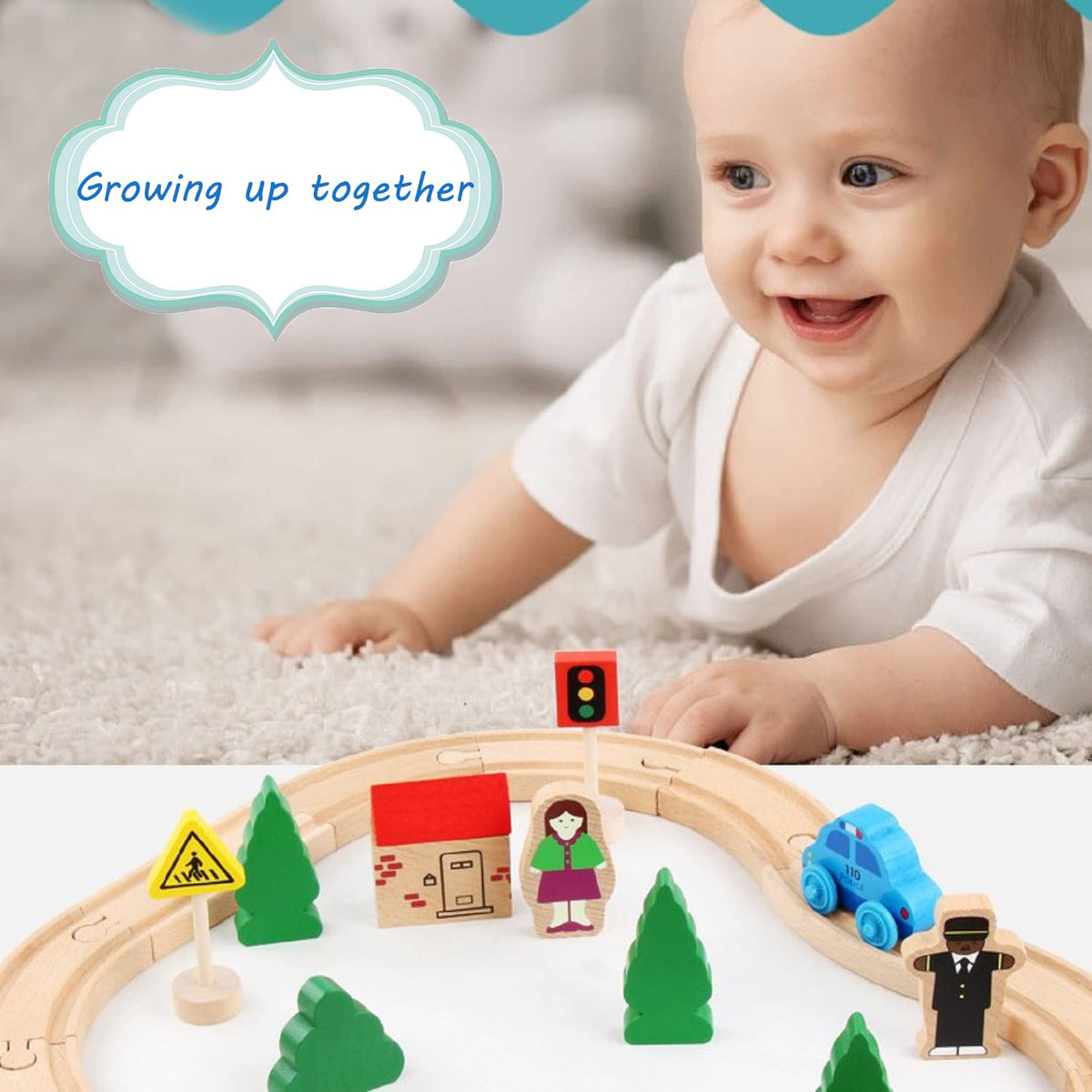 ZKKEIIE battery-free design encourages active, imaginative play
