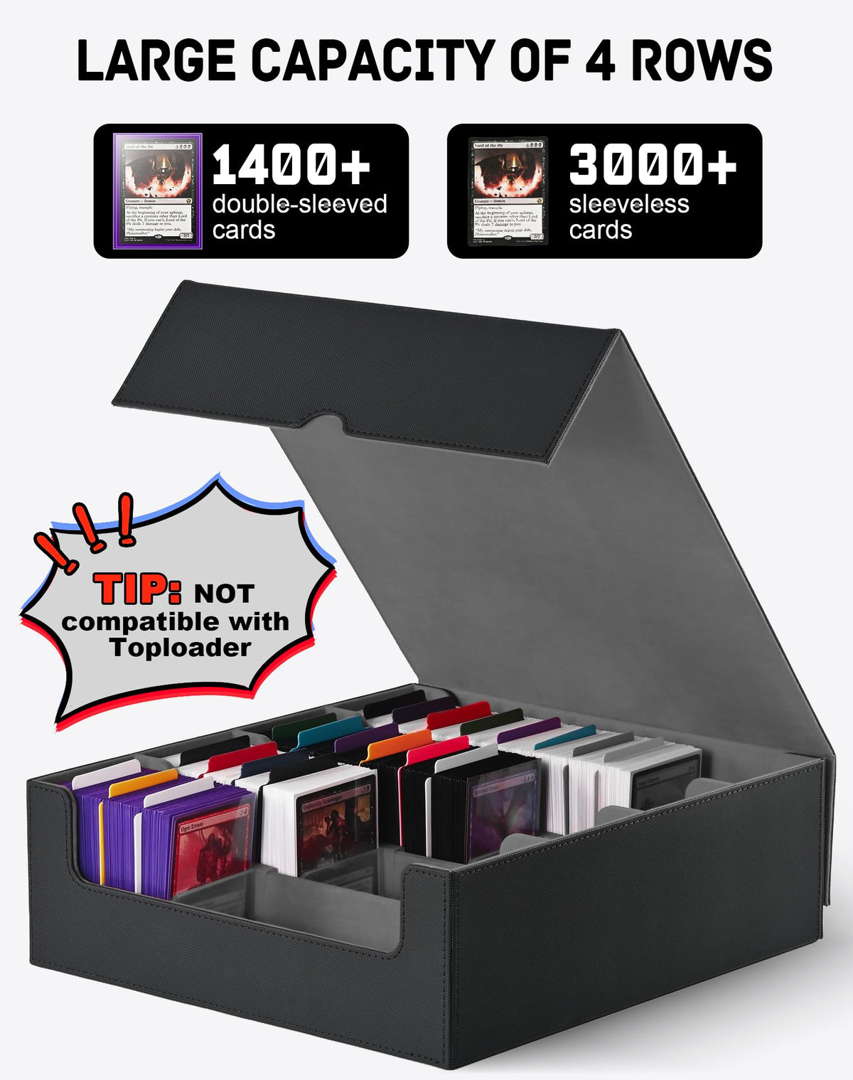 ZLCA four card stoppers prevent shifting during transport.