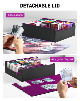 ZLCA box shows four card stoppers to prevent shifting.