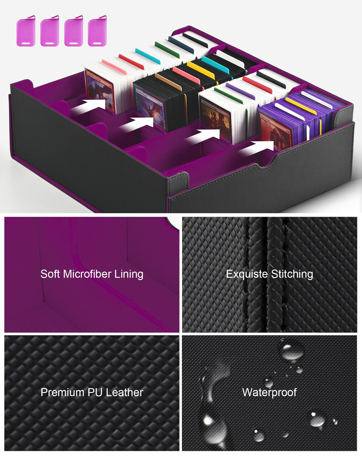 ZLCA MTG storage box uses a magnetic closure for security.