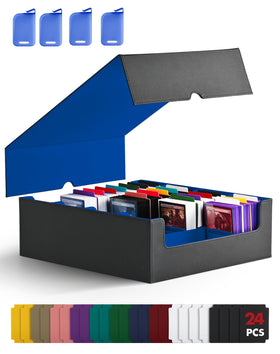 ZLCA MTG card storage box with 3200+ capacity for organized collections.