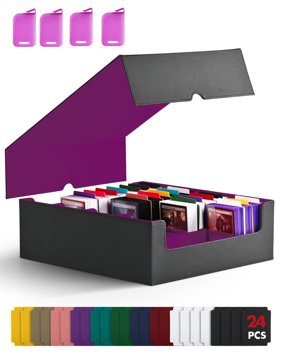 ZLCA card storage box offers massive capacity for MTG collections.