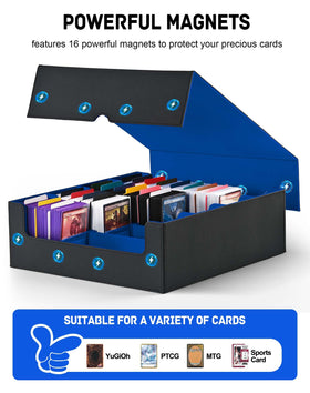 ZLCA inner lining cushions cards to prevent scratches during handling.