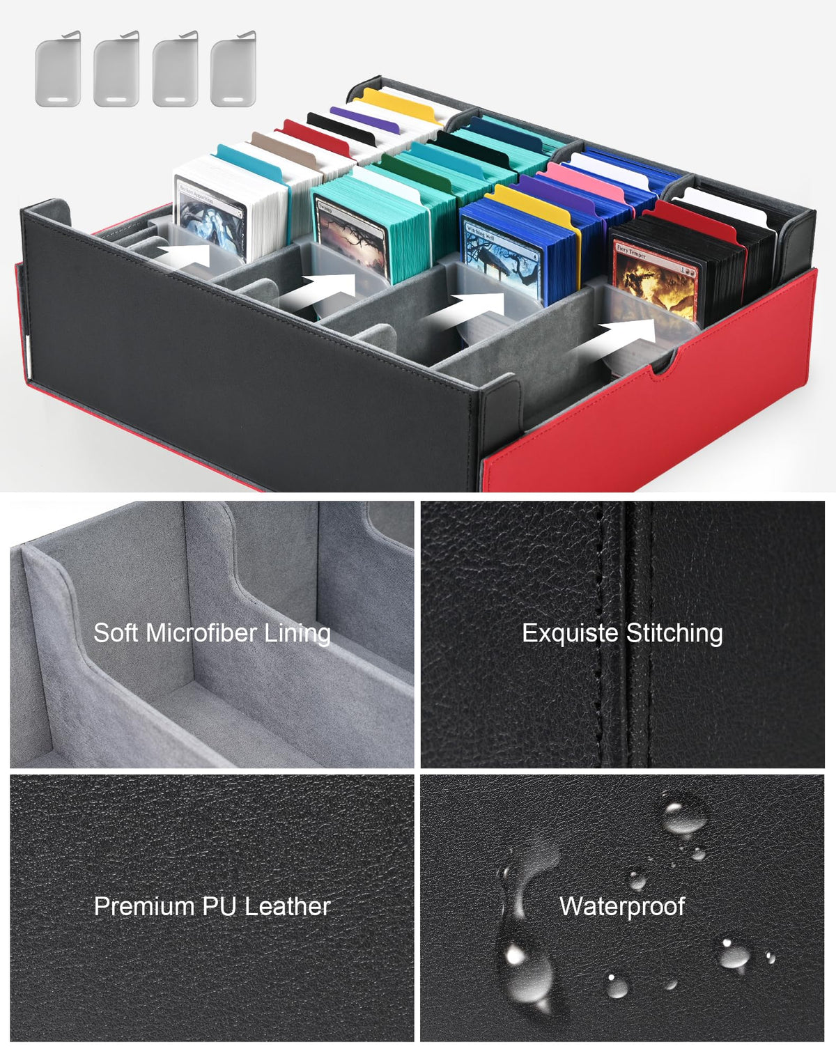 ZLCA waterproof outer layer protects cards during transport.