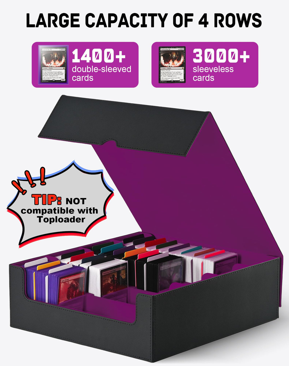 Waterproof outer layer protects cards in the ZLCA box.