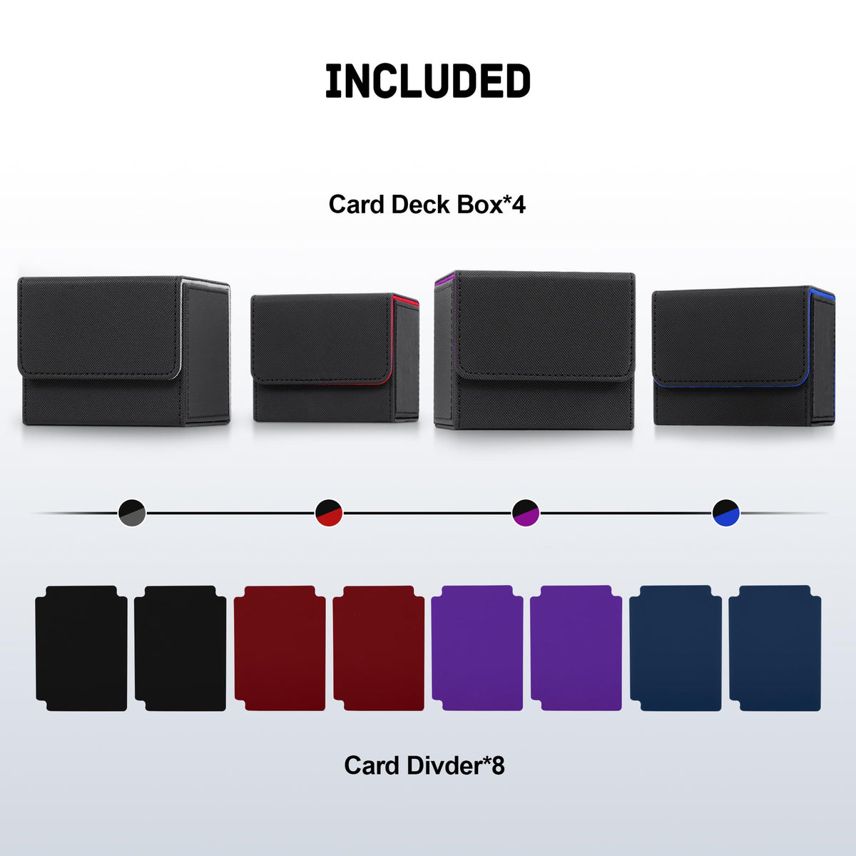 ZLCA high capacity holds 120+ single-sleeved cards.