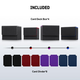 ZLCA high capacity holds 120+ single-sleeved cards.